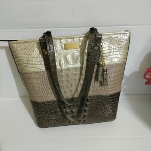 Brahmin Asher Tote Heather Vineyard Tri-Tone Melbourne Leather